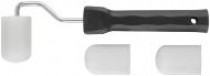 Валик поролоновый высокой плотности белый Профи с ручкой "мини" 100 мм + 2 сменных ролика