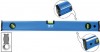 Уровень 'Модерн' фрезер. грани, 3 глазка, синий, шкала, Профи 600 мм