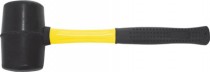 Киянка резиновая, фиберглассовая ручка 45 мм, 230 гр