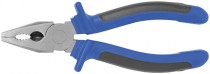 Плоскогубцы комбинированные "Один" двухцветные обрезиненные ручки, полированная сталь 160 мм