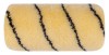 Ролик сменный полиакриловый бежевый с черной полосой "миди", 30/51 мм# ворс 10,5 мм, 100 мм