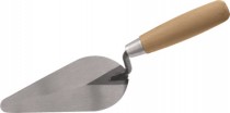 Кельма штукатура, инструментальная сталь, деревянная ручка 180 мм