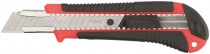 Нож технический "Контур" 18 мм усиленный, прорезиненный, лезвие 14 сегментов