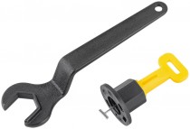 СВП (Система Выравнивания Плитки) многоразовая, Зажимы 50 шт., Гайки 50 шт, ширина шва 2,0 мм