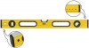 Уровень "Янтарь", 3 глазка, ручки, усиленный корпус, фрезер. рабочая грань, шкала  600 мм