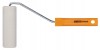 Ролик, ядро 35 мм, пенополиэстер, мелкопористый, ручка 27 см, желт., 100 мм