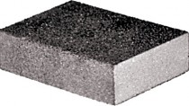 Шлифовальная губка, средняя/грубая, 100x70x25 мм, карбид кремния