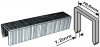Скобы для степлера закалённые прямоугольные 10,6 мм х 1,2 мм (тип 140) 8 мм, 1000 шт.