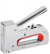 Степлер для узких скоб "тип 53" 4-14 мм, рессорный механизм, 2-х позиционная регулировка силы удара, металлический корпус