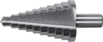 Сверло ступенчатое HSS (Р6М5) по металлу, 9 ступеней, 4-12 мм