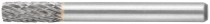 Шарошка карбидная, штифт 6 мм, тип "А", цилиндрическая 12х25х70 мм