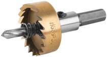Коронка кольцевая по металлу, HSS сталь, покрытие TiN, 40 мм