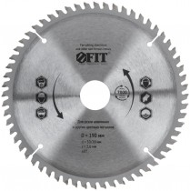 Диск пильный для циркулярных пил по алюминию 190 x 30/20 x 60T