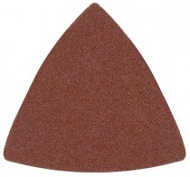 Листы шлифовальные треугольные на тканевой основе, 80 мм, набор 5 шт.