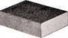 Губка шлифовальная, алюминий-оксидная, 100х70х25мм, средняя жесткость Р180/Р360
