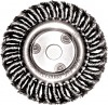 Корщетка-колесо стальная витая проволока 200х22,2 мм