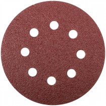 Круги шлифовальные с отверстиями (липучка), алюминий-оксидные, 125 мм, 5 шт. Р 1500