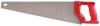 Ножовка по дереву, средний каленый зуб 7 TPI, 2D заточка, пластиковая ручка 450 мм