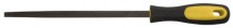 Напильник, прорезиненная ручка, трехгранный 150 мм