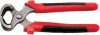 Клещи строительные "Стандарт", пластиковые красно-черные ручки 180 мм