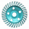 Алмазный шлифовальный диск "Чашка", сегментированный турбо, GreatFlex Light, 125 x 5.0 x 20 x 22.2 мм