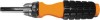 Отвертка "Эконом" 6 CrV бит, оранжевая ручка с антискользящей накладкой