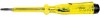 Отвертка индикаторная, желтая ручка 100-500 В, 140 мм