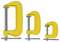 Струбцины тип "G", набор 3 шт. 1", 2", 3"