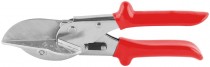 Ножницы для резки пластиковых профилей под углом с наковальней, 215 мм