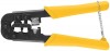 Кримпер для обжима разъемов RJ11, RJ12, RJ45, пластиковые ручки,190 мм