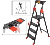 Лестница-стремянка стальная "Comfort", 4 ступени