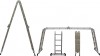 Лестница-трансформер алюминиевая, 4 секции/5 ступеней, H=574/274/150см, вес 14,4 кг