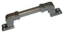 Ручка дверная литая РЛ-115/2, 115 мм, серебро