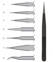 Пинцет прецизионный "Профи", немагнитный, кислотостойкий, нержавеющая сталь, антистатическое покрытие, тип G (120х9х2 мм)
