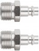 Адаптеры универсальные с внешней резьбой 1/2", 2 шт.